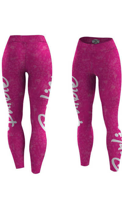 Barbie Print High Waist Leggings for Women